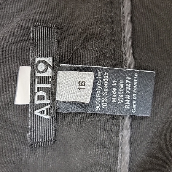 APT 9 grey pencil business skirt 16 - Picture 3 of 4